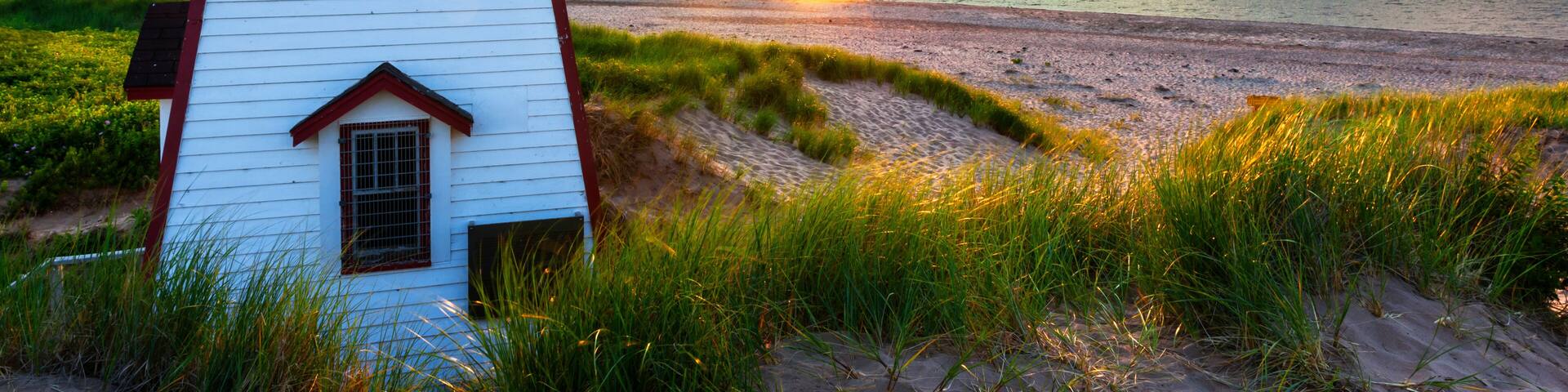 Sunset at Covehead Harbour Lighthouse, PEI
