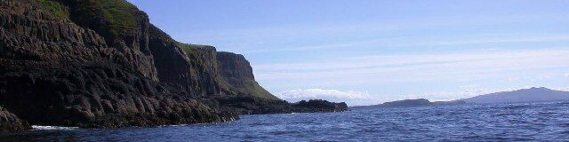 South West Corner of Canna. South West Corner of Canna, View toward the East.