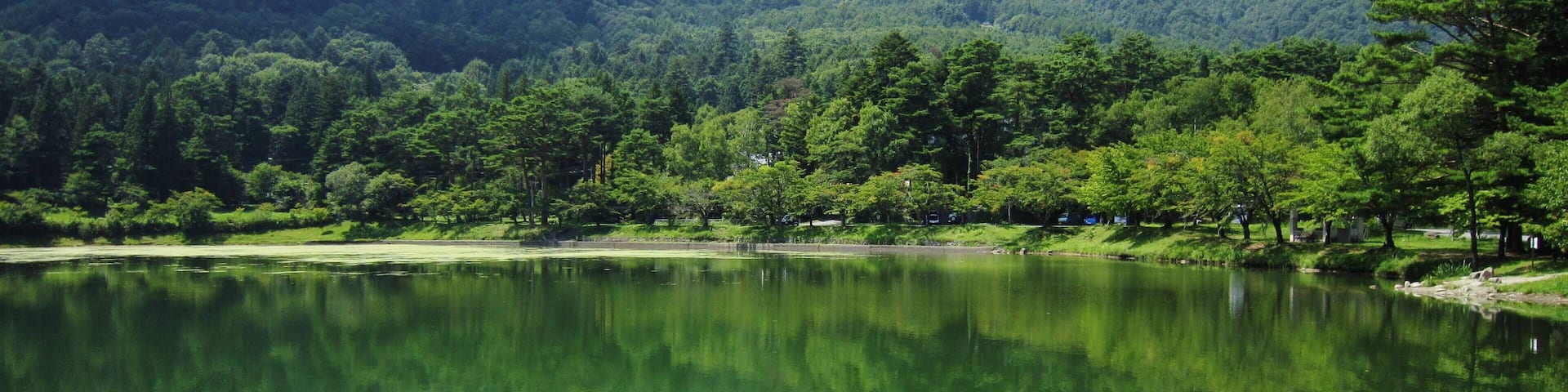 Lake Ćnuma (Komagane, Nagano).