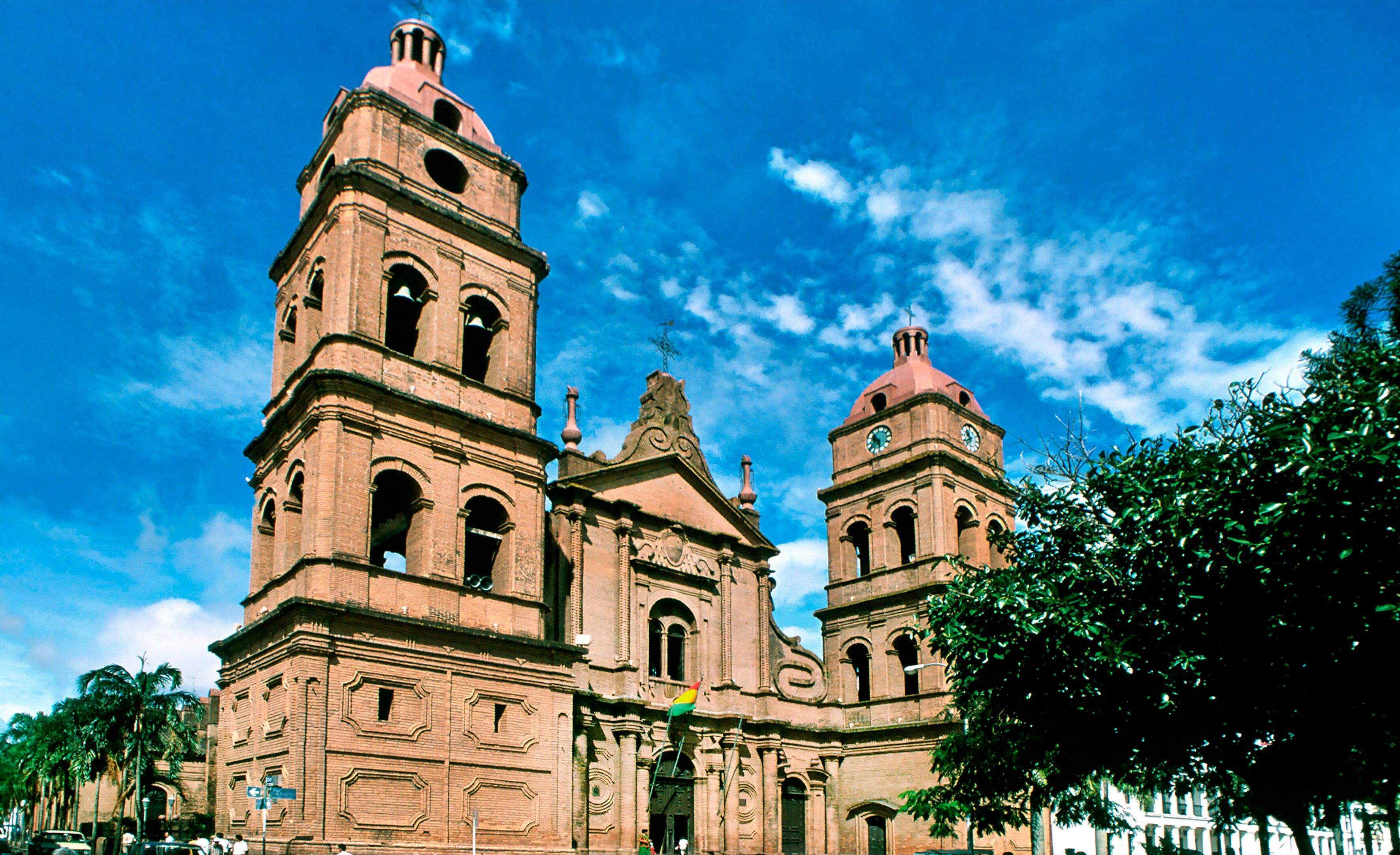 Catedral da Cidade de Santa Cruz de La Sierra na Bolivia.