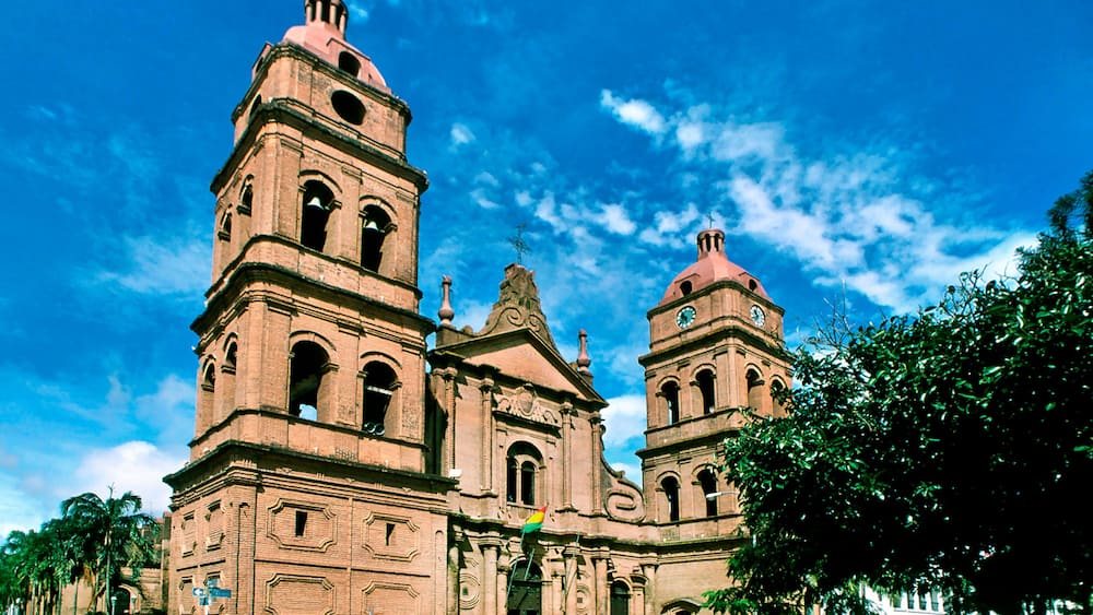 Catedral da Cidade de Santa Cruz de La Sierra na Bolivia.