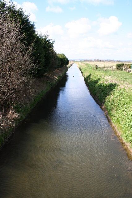 Old Fleet Drain from North Cotes. Looking west from North Cotes village, Lincolnshire.