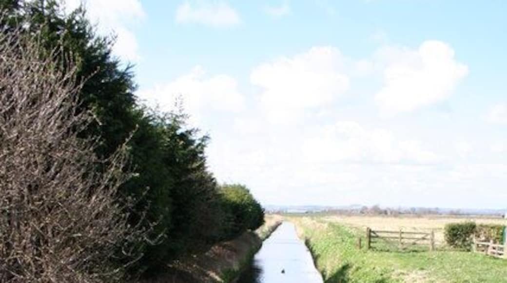 Old Fleet Drain from North Cotes. Looking west from North Cotes village, Lincolnshire.