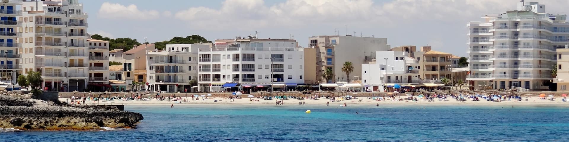 Cala Moreia in S’Illot in der Gemeinde Manacor, Mallorca, Spanien