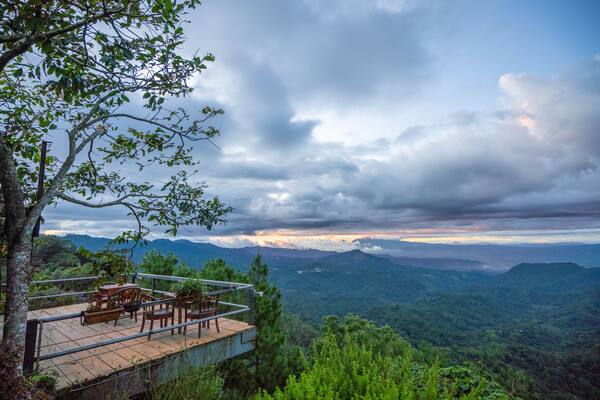 Vista Panoramica de Comasagua en El Salvador