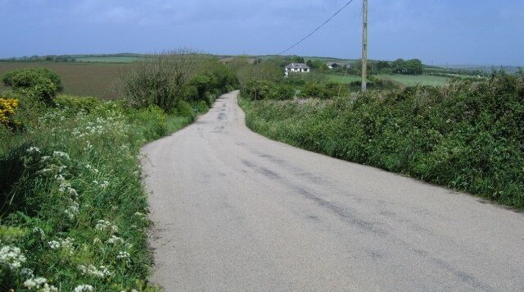 Toward Castle Kayle. Looking north toward Castle Kayle farm