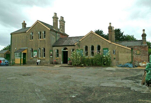 Ropley Railway Station (back view), Mid Hants Railway The glamorous side of any preserved railway station is invariably the front, where all the action is. So few people bother to photograph the rear. To remedy this, here is a photograph taken of the back of this rural station, and no it's not particularly attractive.