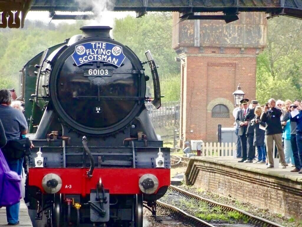 Flying Scotsman at Sheffield Park Station, fabulous day!