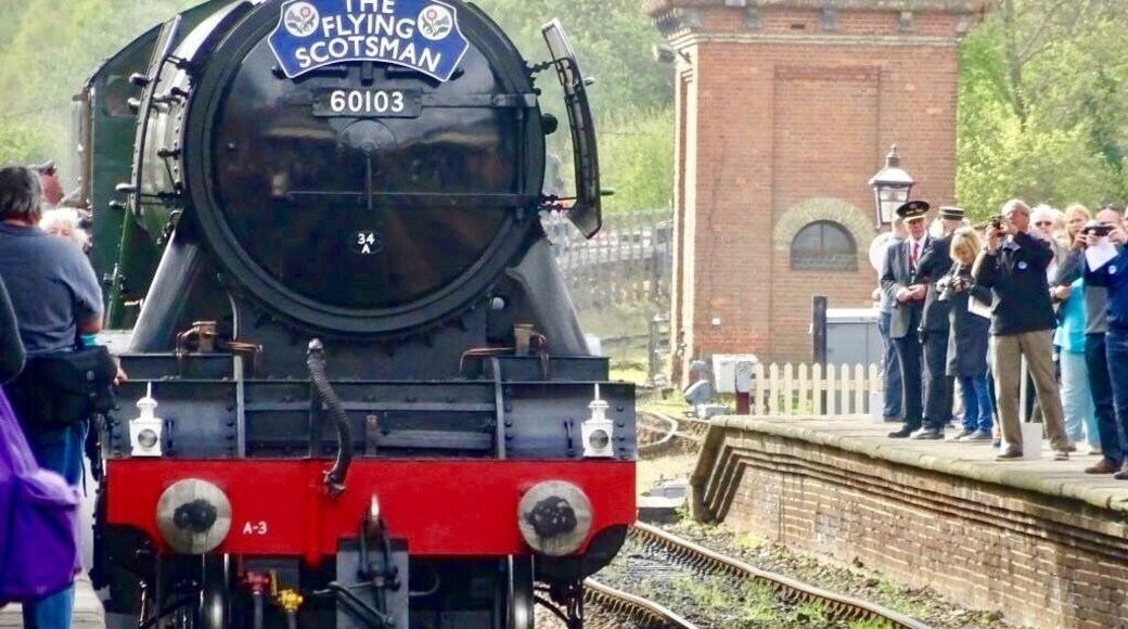 Flying Scotsman at Sheffield Park Station, fabulous day!