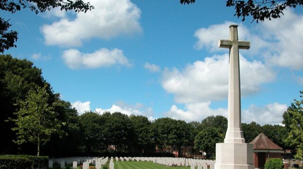 Military Cemetery. Military section of Blacon Cemetery and Crematorium Chester. The graves in this section are mainly of RAF personnel. A nearby section of the cemetery is a Polish Military Cemetery.