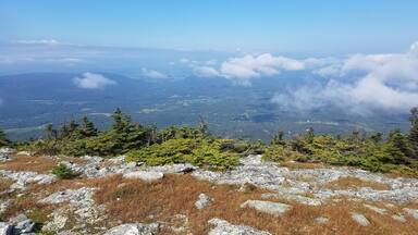 Summit view ... after a great hike on the long trail