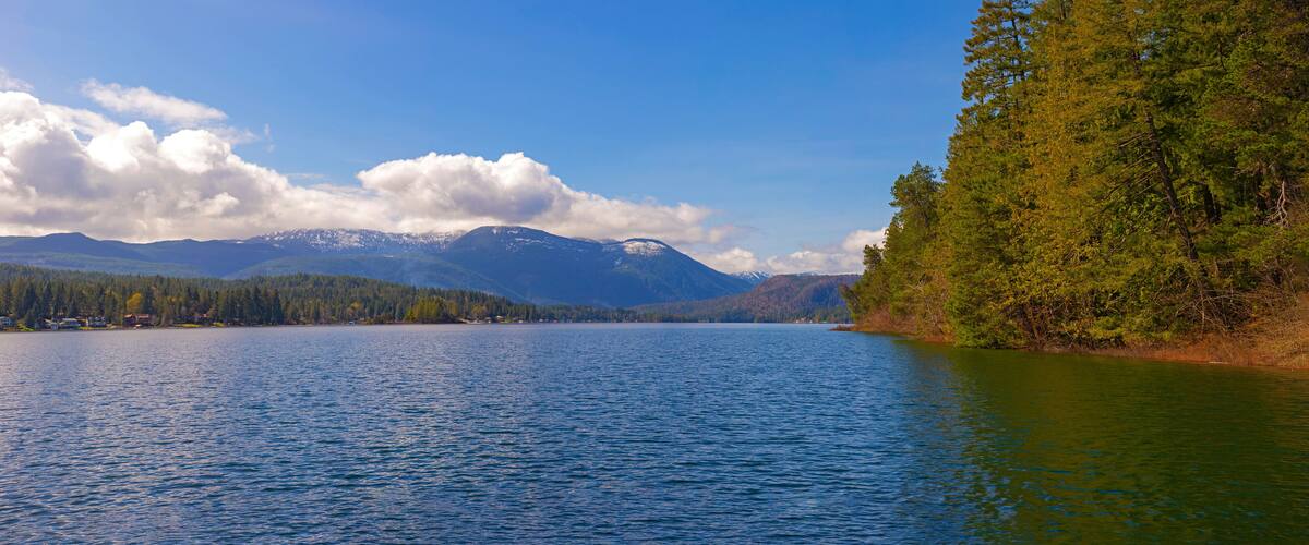 Sproat Lake provincial park in Vancouver Island, BC, Canada