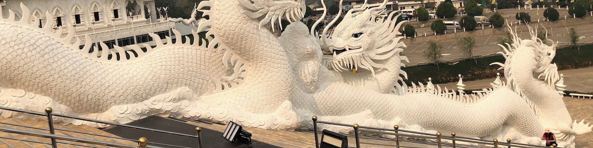 Big dragon at Wat Huay Pla Kang, Chiang Rai, Thailand