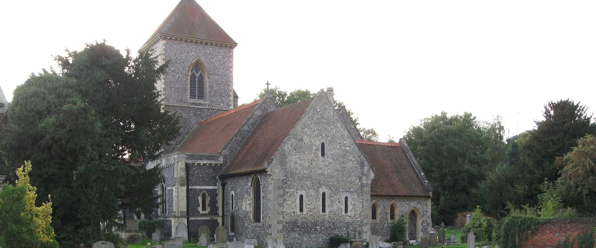 St Mary's parish church, Addington, south London (formerly Surrey)