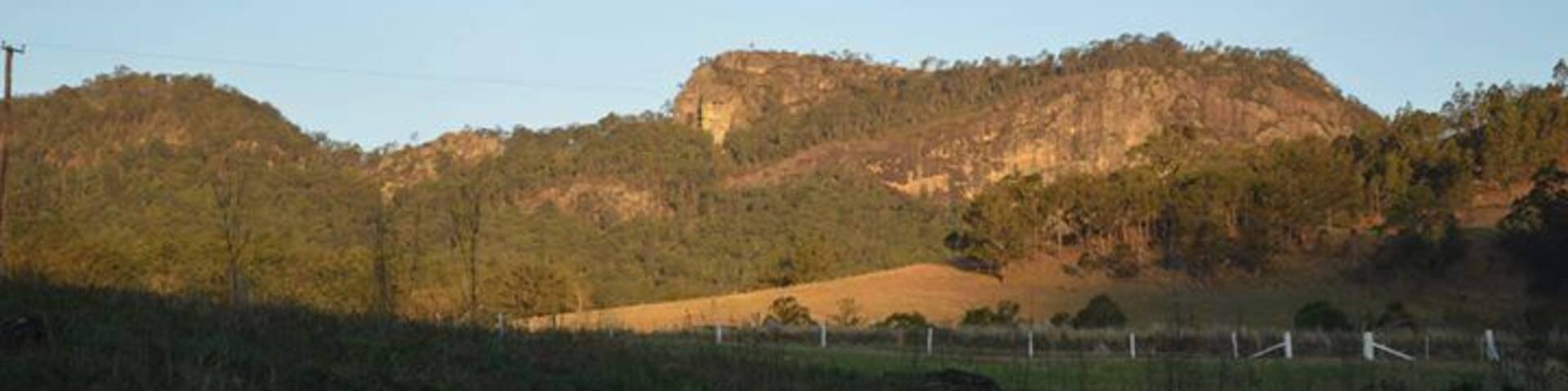 View from the front yard (Mansfield Cottage - Barrington). Barrington Tops National Park