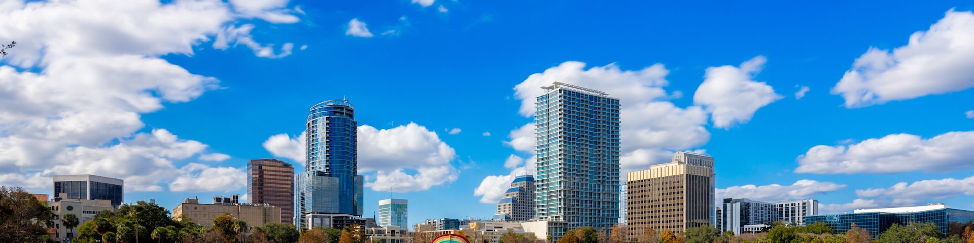 Orlando stock photo Lake Eola Jan 2026