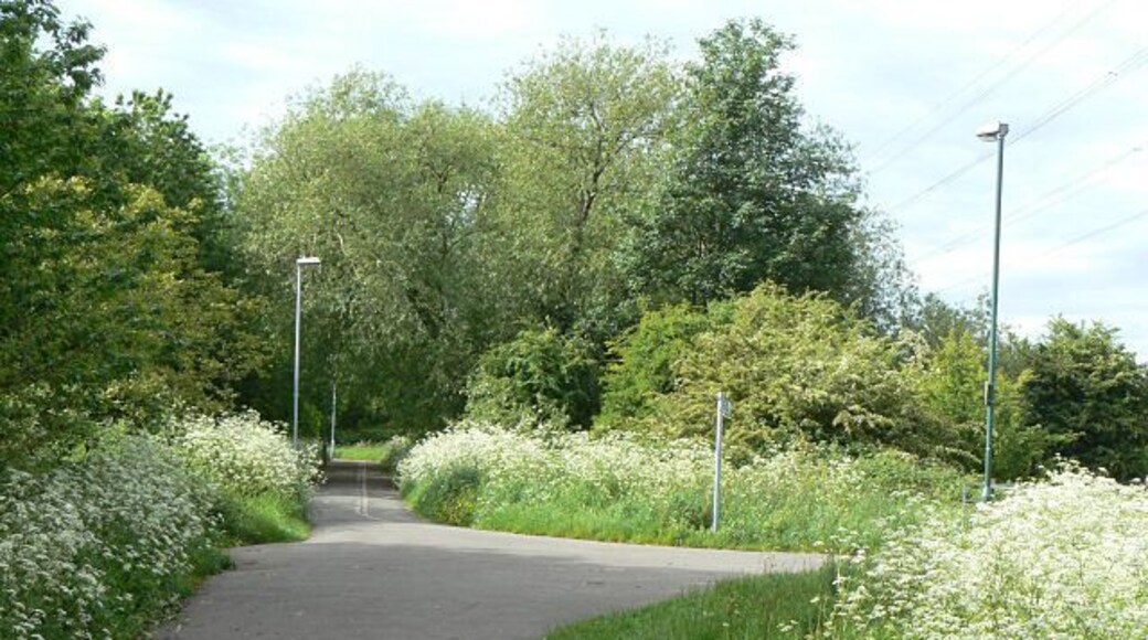 Silverdale Walk The main footpath turns right at this point and crosses the Fairham Brook. Straight ahead the footpath rejoins the Clifton Estate.