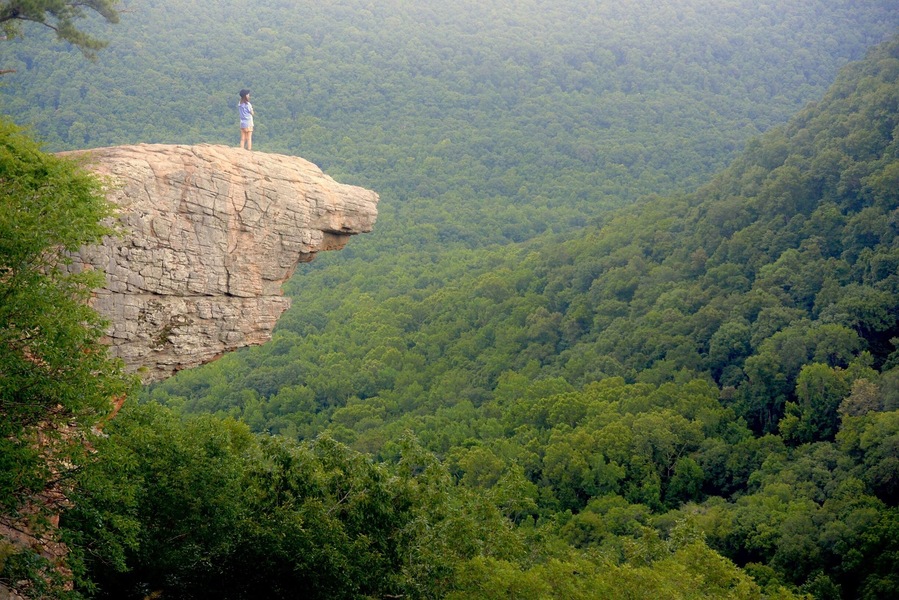 Whitaker Point in Ozark National Forest, Arkansas 07-03-2017
