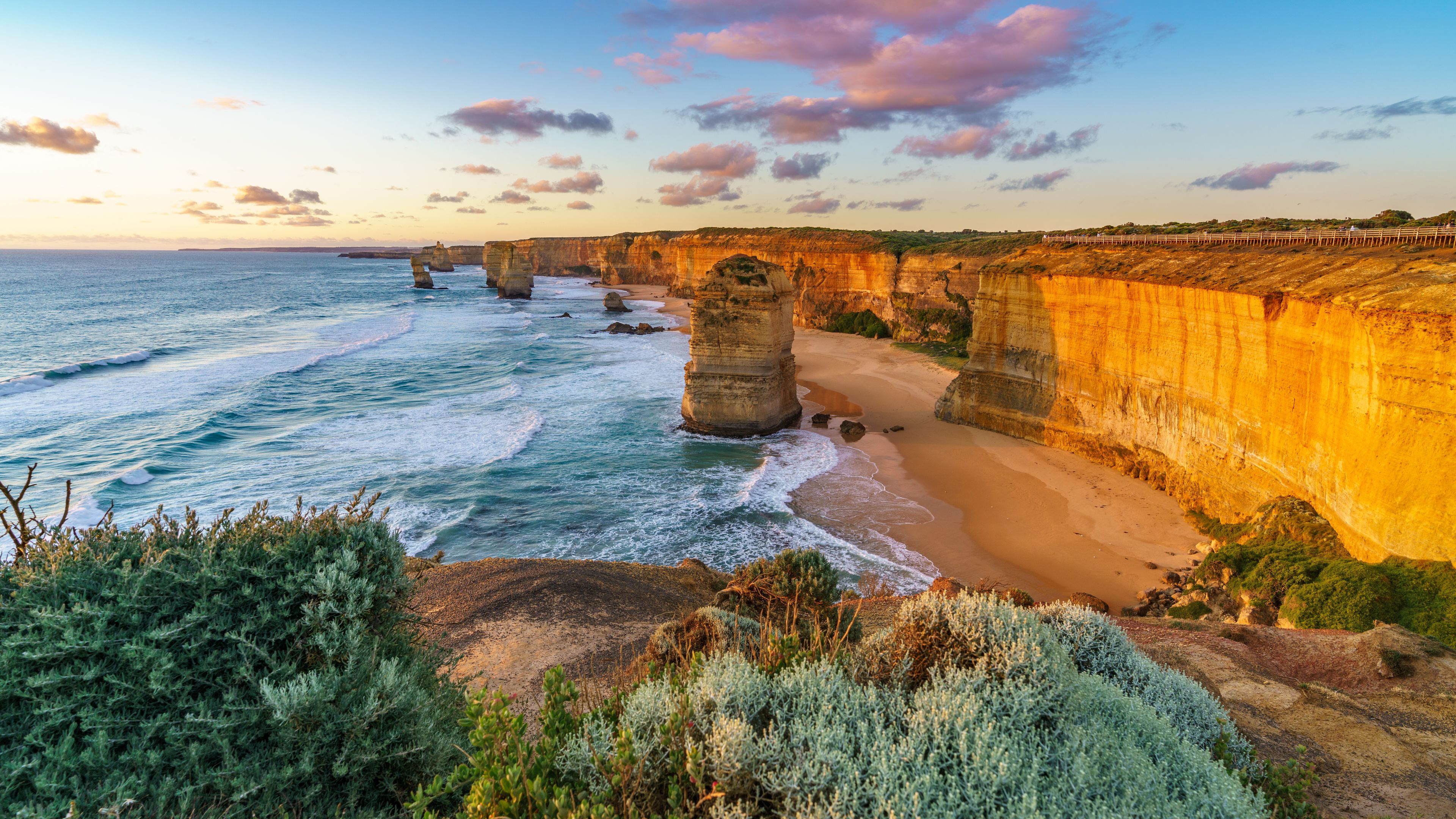 twelve apostles at sunset,great ocean road at port campbell, australia 109