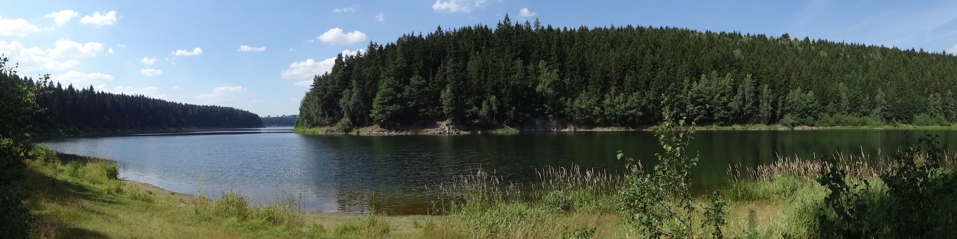 SĂŒdostarm (Haselbach) der Talsperre Saidenbach