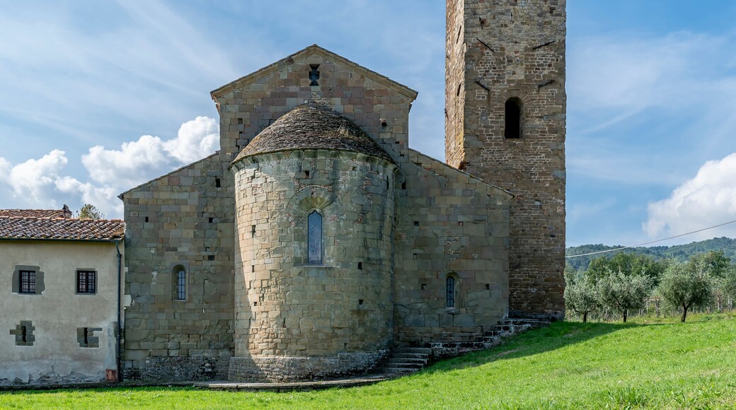 The apse of the Parish church of San Romolo a Gaville, Figline and Incisa Valdarno, Florence, Italy