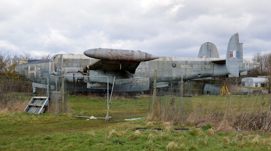 This Avro Shackleton is one of several ailing aircraft that remained in at Long Marston after the small aviation museum after it closed