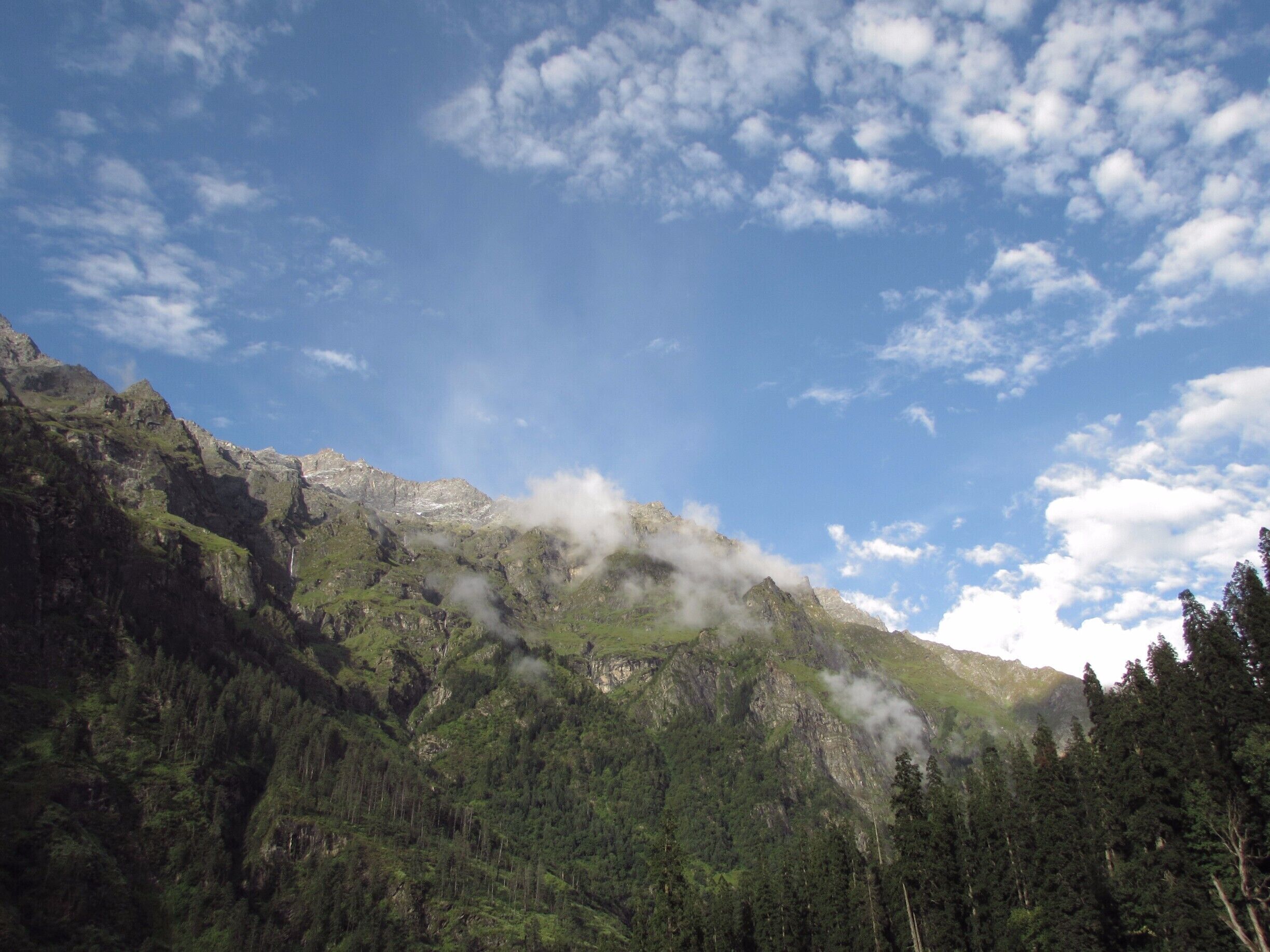 Head in the sky at Kheerganga
Today this short hike is frequented by the new age hippie travellers who flock here for the abundantly growing marijuana..but for many more years it has been on a key pilgrim route, with its natural hot springs - Kheerganga is the abode of God Shiva, and his wife Parvati. According to legend, Shiva's son Kartikeya meditated here for a 1000 years.
#hiking