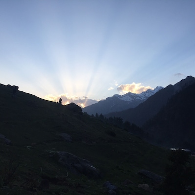 Sunset @kheerganga