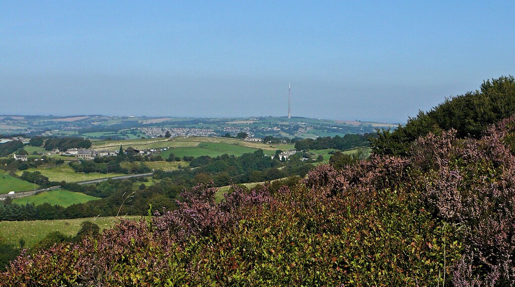 The inescapable transmitter, from above Jackson Bridge, Holmfirth