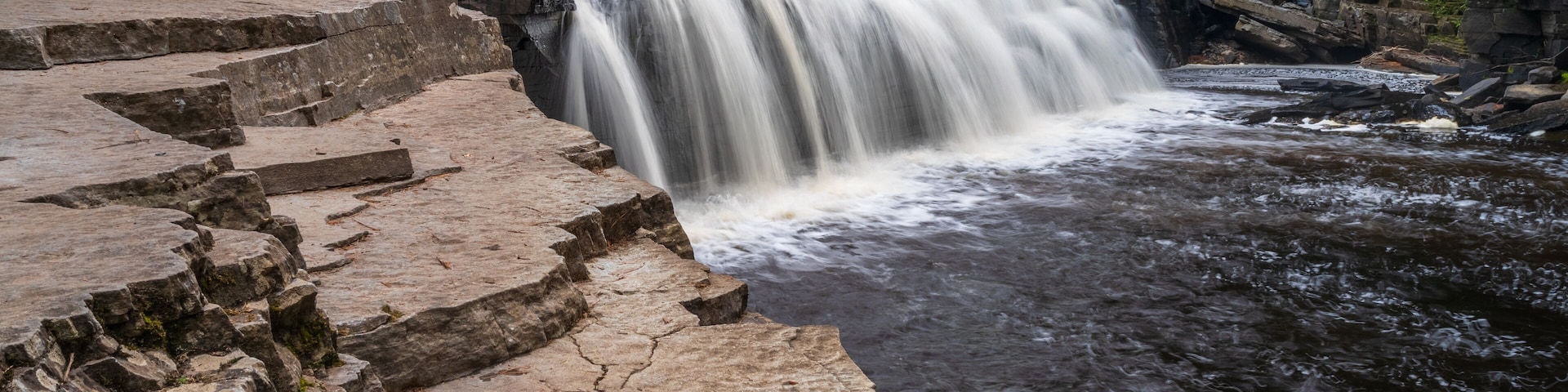 Canyon Falls. Super easy to hike to these falls. If you are up for a longer hike, you will be rewarded with more falls.