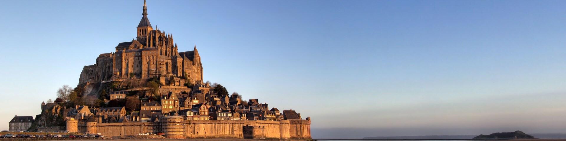 Panoramic view of Mont Saint Michel