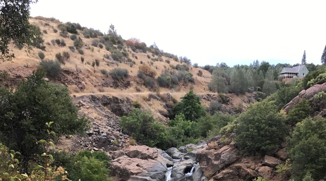 An amazing swimming hole footsteps off 299 make this a favorite cooling off spot on the from Redding to Burney