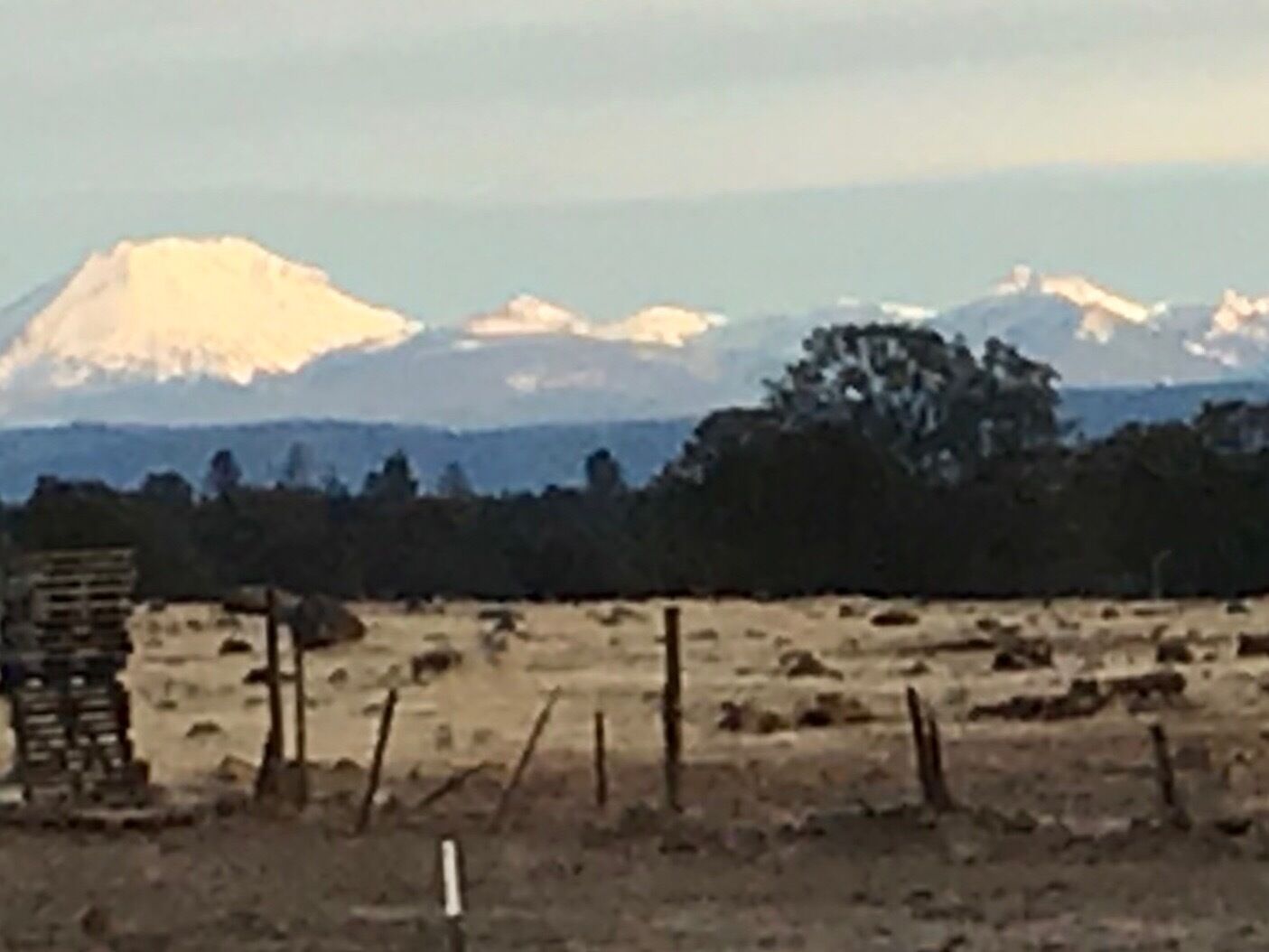 First snowfall and the still active volcano Mt.Lassen which last erupted in 1914 is still spitting up lava in places with names like ‘Bumpass Hell’