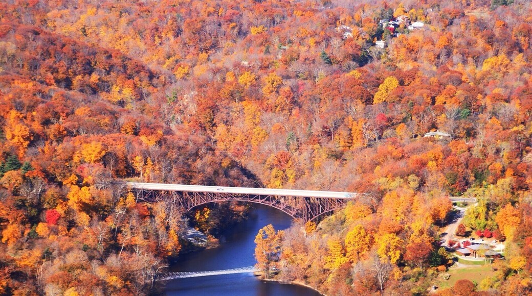 Anthony’s Nose hike, the view of the Bear Mountain, NY