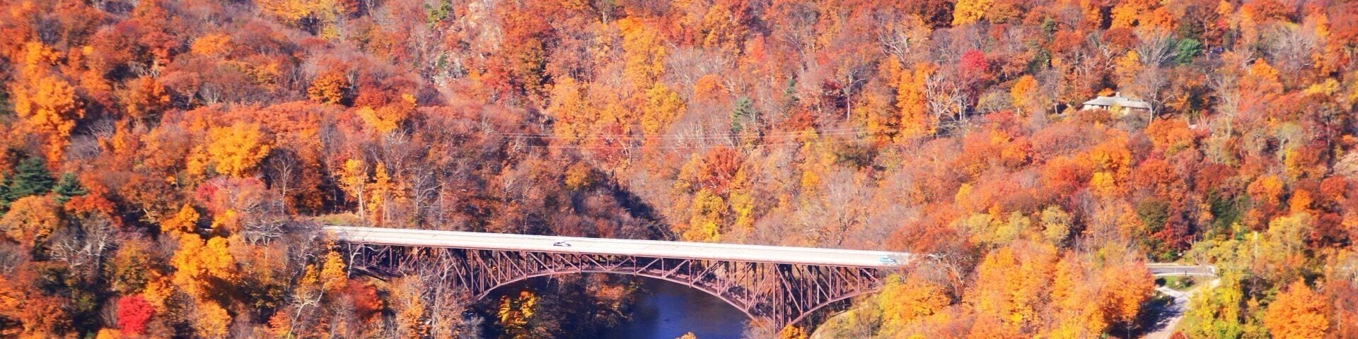 Anthony’s Nose hike, the view of the Bear Mountain, NY