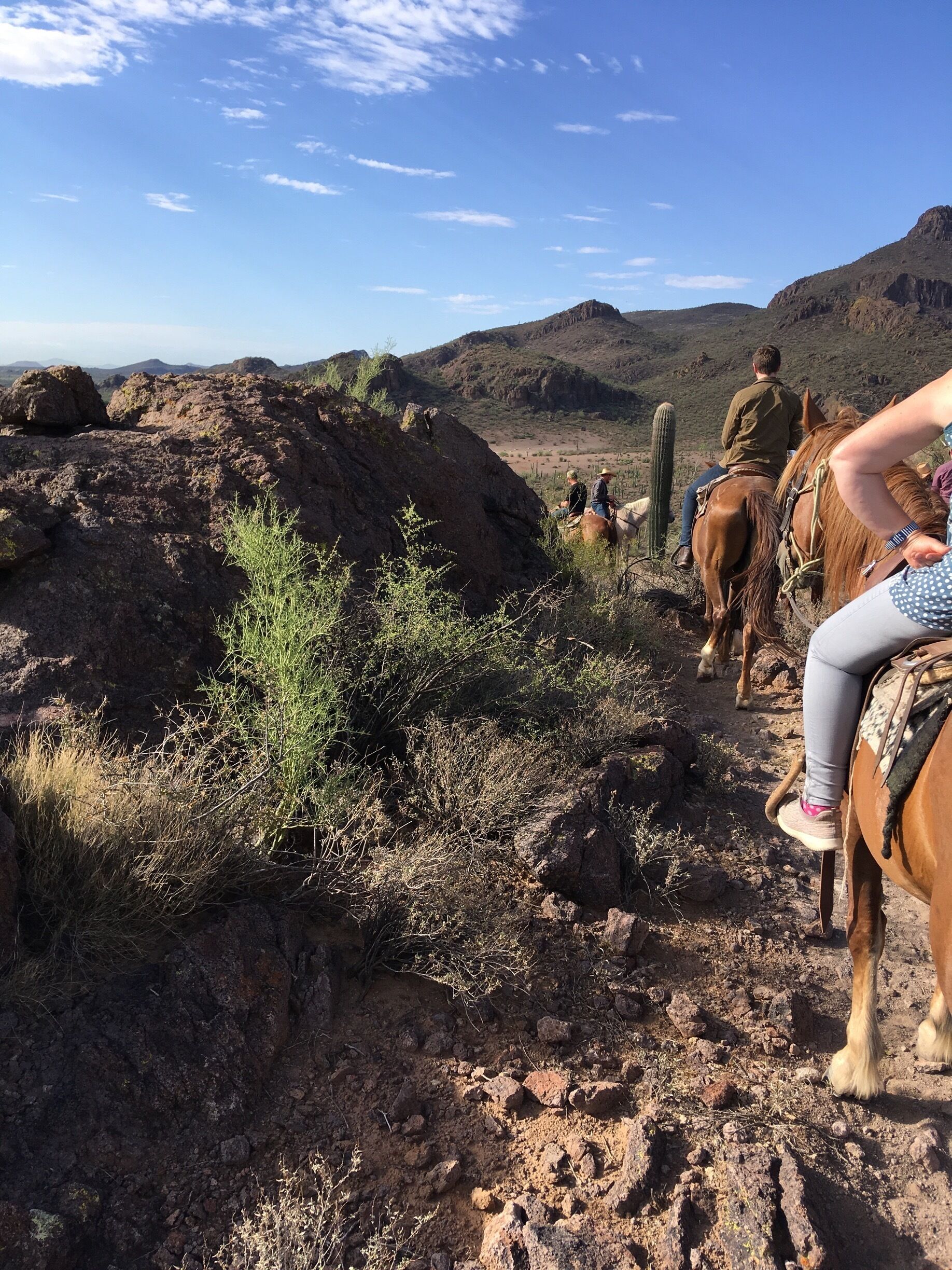 Mountain ride along suicide path