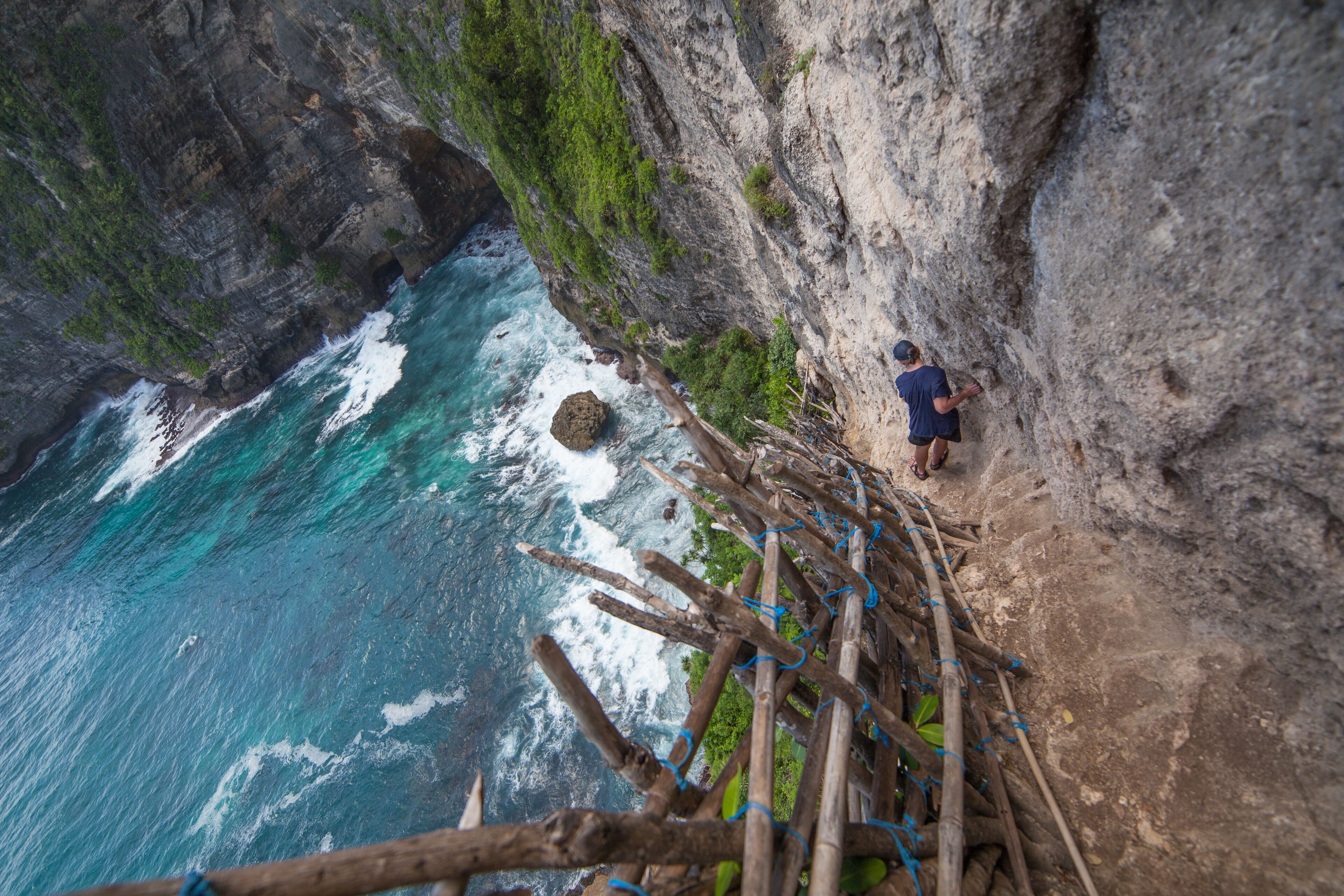Hiking down a sketchy path to reach a nice man made pool to cool off in
#ADVENTURE PHOTO CONTEST
