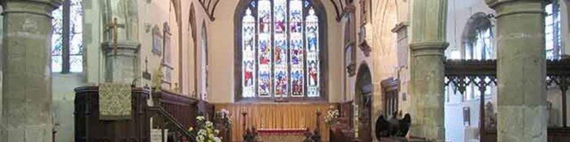 St John the Baptist Church, Tunstall, Kent - East end