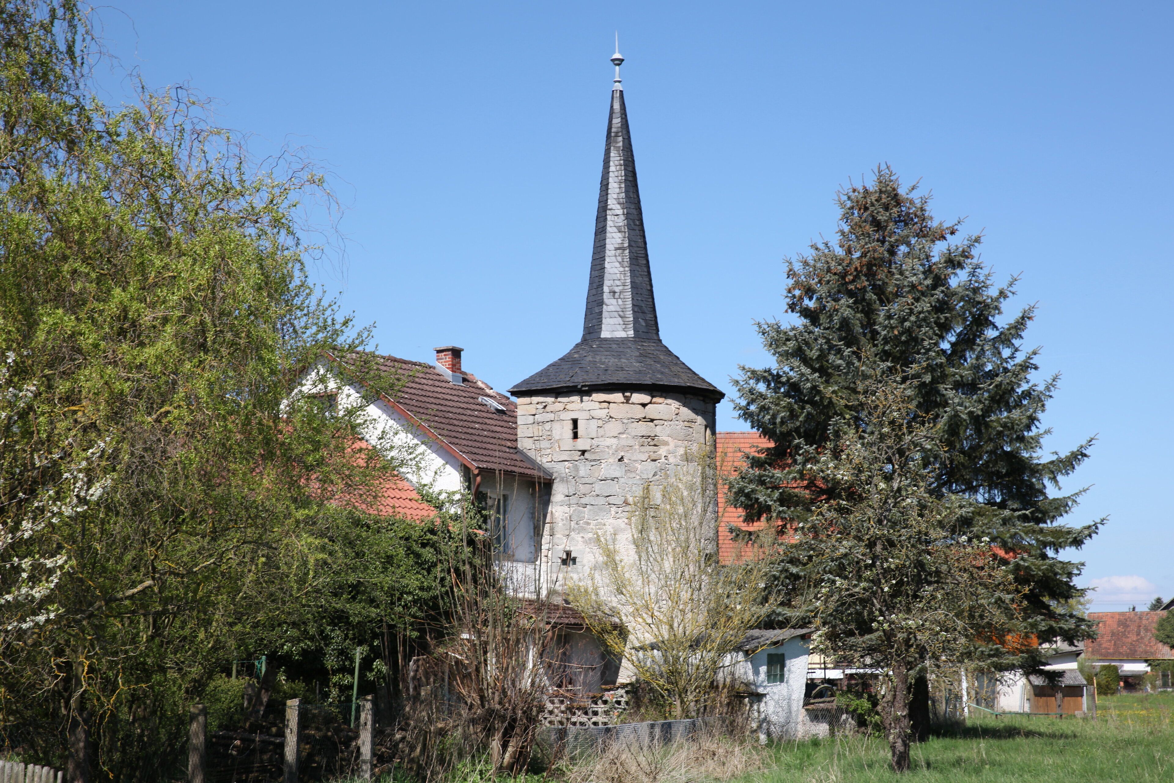 Ochsenmauerturm, Eckturm der Heldburger Stadtbefestigung