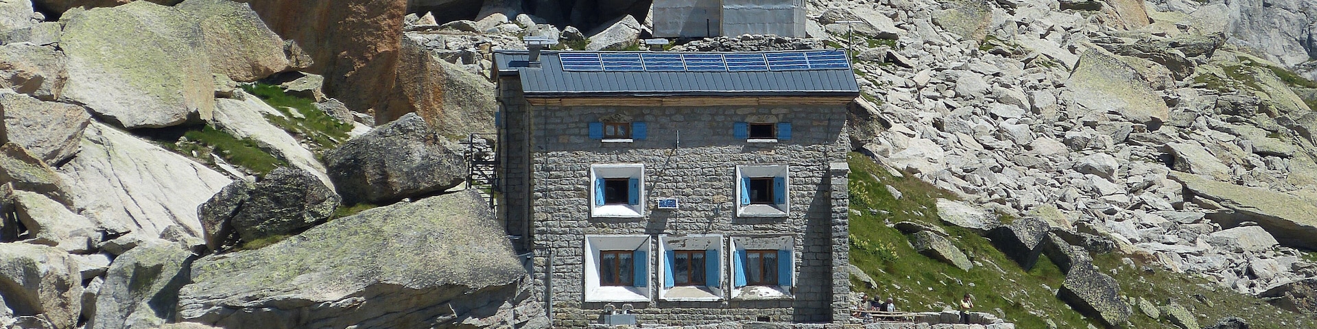 Das Refuge du Couvercle ist eine Schutzhütte im Mont-Blanc-Massiv.