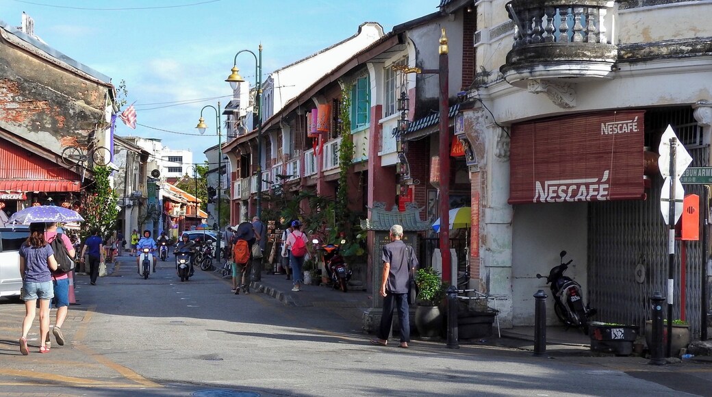 Armenian Street (Lebuh Armenian in Malay) is a narrow street within the city of George Town in Penang, Malaysia. Located within the city's UNESCO World Heritage Site, the road has gained popularity in recent years for its rich cultural offerings and street art. Further down this street is the famous 'Children on a Bicycle' mural by Ernest Zacharevic. (February 2017)