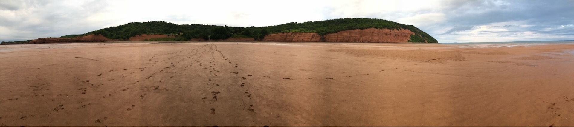 Tides out!!! Way way out!!! Love the Bay of Fundy in Nova Scotia ..