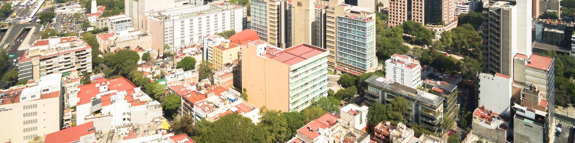 Vista aérea de los Titanes de Reforma