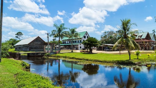 Plantation house near Paramaribo in Suriname.