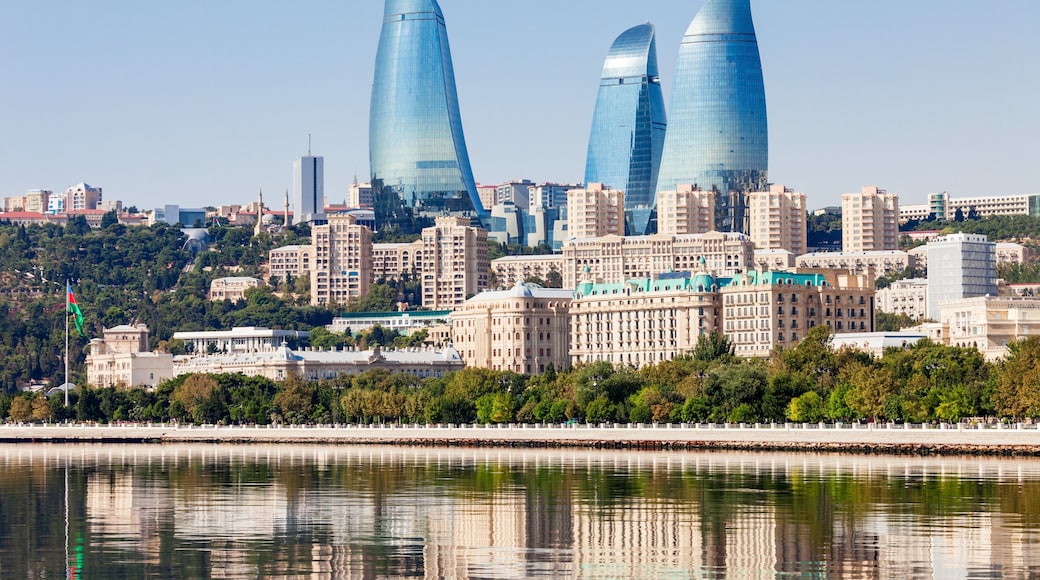 Flame Towers in Baku