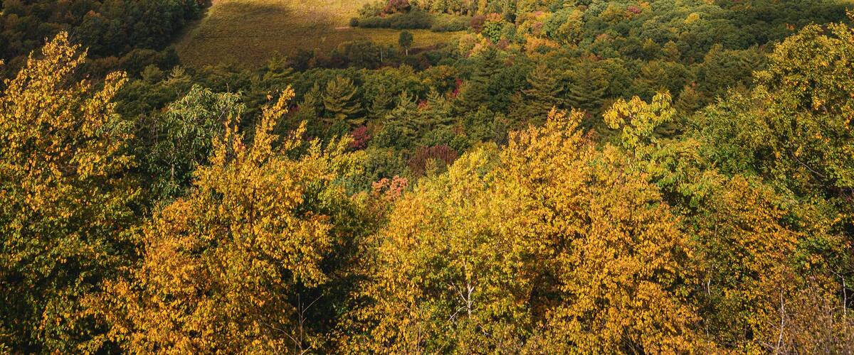 View of the Ellenville area from Route 52, in Shawangunk Mountains, New York