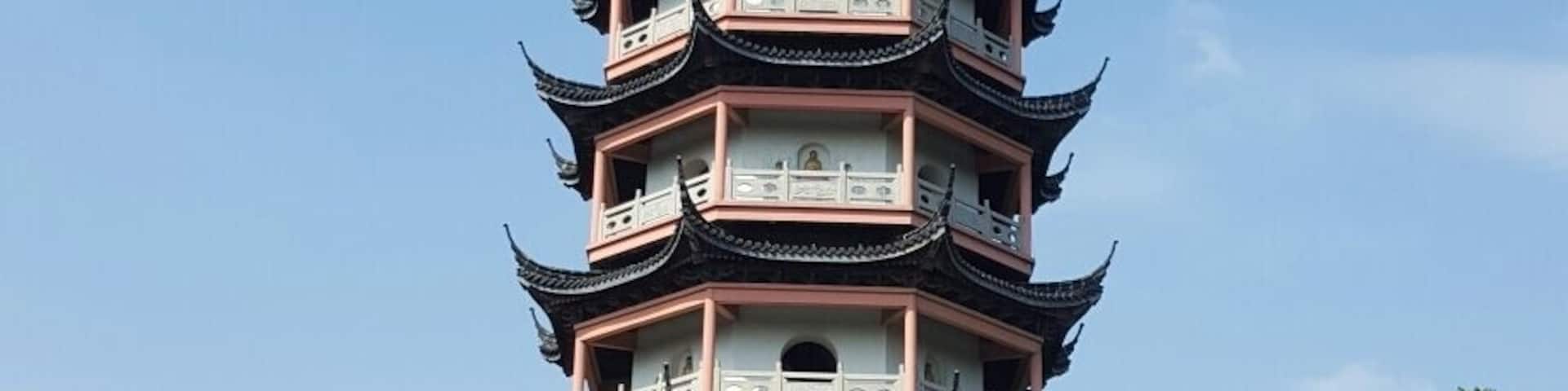 A beautiful pagoda in the middle of a pomogranate orchard! Go at the right time of the year and you can eat fresh pomogranates! Side note: don't rent a bike. You do NOT need it!