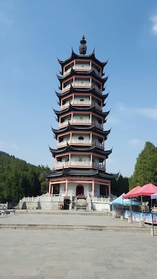 A beautiful pagoda in the middle of a pomogranate orchard! Go at the right time of the year and you can eat fresh pomogranates! Side note: don't rent a bike. You do NOT need it!