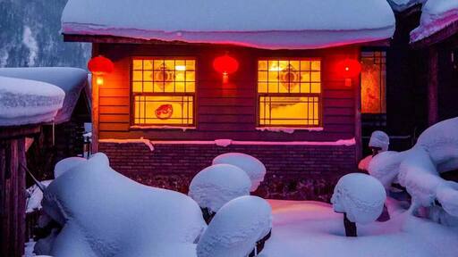 #LifeAtExpedia
Frozen world with lanterns, located in northern part of Heilongjiang.
