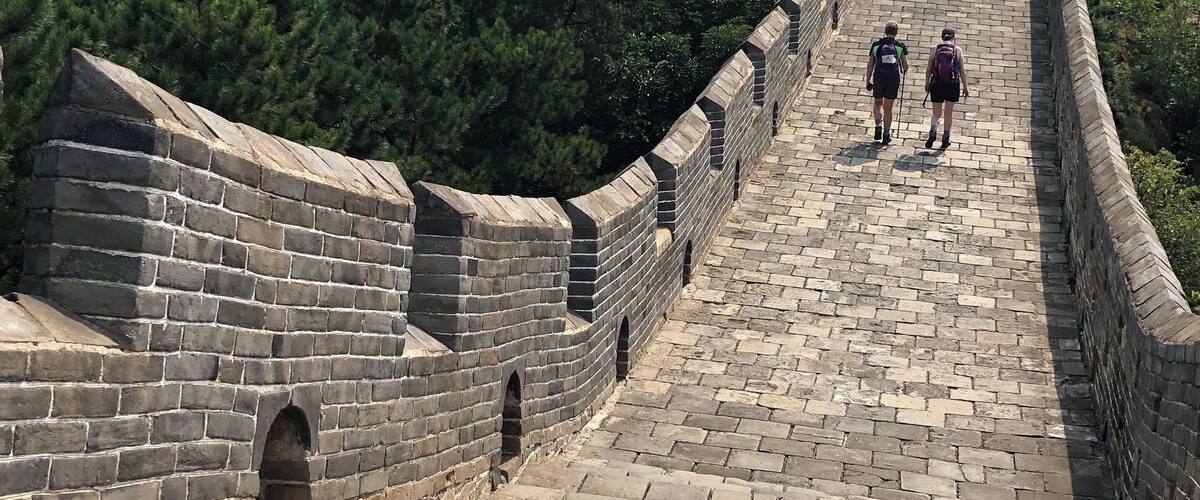 Day 4 walking on the Great Wall